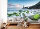 Флизелиновые 3D фотообои море пляж 3D 460 x 300 см камни и старинный маяк (13052V12)+клей - изображение 1