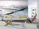 3D Флизелиновые фото обои пейзаж 254 x 184 см Пенистые морские волны (13304V4)+клей - изображение 8
