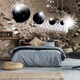Флизелиновые фотообои 254x184 см 3D черные шары в тоннеле из пазл (10233V4)+клей - изображение 5