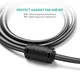 Кабель Ugreen VG101 VGA Male to Male Cable 1 м Black (UGR-11673) - изображение 7