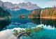 Флизелиновые 3D фотообои в интерьере Отражение гор и неба в озере (14197V)+клей - изображение 2