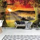 Флизелиновые фотообои 254x184 см Пейзаж Тосканы на закате (2599V4)+клей - изображение 4