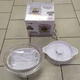 Пароварка домашня Clatronic DG 3665 White електрична трирівнева скороварка на 800 Вт об'єм 11 л для приготування рису риби та овочів на пару - зображення 5