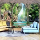 Флизелиновые фотообои 254x184 см 3D Море и скалы за аркой с цветами (1071V4)+клей - изображение 9