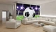 Флізелінові фотошпалери футбольне поле 368x254 см 3Д М'яч у воротах (155V8)+клей - зображення 1