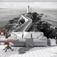 Флизелиновые фотообои 3D Пейзаж Природа Море Черно-белый маяк (12660V)+клей - изображение 5