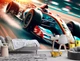 Флизелиновые фотообои автомобили на стену 416x290 см 3D Машина Гоночный спорт - Формула 1 (14577VEXXXXL)+клей - изображение 5