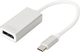 Adapter Digitus USB Type-C - Displayport 0.2 m White (DA-70844) - obraz 1