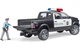 Игровой набор Bruder Полицейский пикап Dodge RAM 2500 с фигуркой 02505 - изображение 7