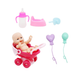 Пупс Lovely Baby 12 см, в коляске, горшок, бутылочка, пустышка LE566H-6D - изображение 2