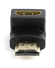 Адаптер Cablexpert HDMI - HDMI (M/F), кут 90 градусів, чорний (A-HDMI90-FML) пакет - изображение 3
