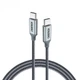 Кабель Choetech USB Type-C - USB Type-C (M/M), 1.8 м, Grey (XCC-1002) - изображение 1