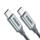 Кабель Choetech USB Type-C - USB Type-C (M/M), 1.8 м, Grey (XCC-1002) - изображение 2