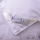 Одеяло Kunmeng Swan Downy пуховое 200-230 см белое - изображение 5