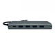 USB-хаб XON SmartHub 12 в 1 (Ethernet, VGA, HDMI, 3.5 Audio, SD/TF, 2xType-C, 4xUSB3.0) Сірий (UHCHP126300G 6198) - зображення 3