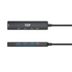 Док-станция XON SmartHub 5 в 1 Type-С (4xUSB3.0 + Type-C) Черный (UHCHP055300B 5122) - изображение 3