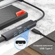 Док-станция XON SmartHub 5 в 1 USB3.0 (4xUSB3.0 + Type-C) Черный (UHAHP055300B 5115) - изображение 7