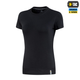 Футболка 93/7 Summer Lady M-Tac Size L Black - изображение 1