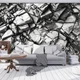 Флизелиновые красивые 3D фото обои абстракция 254x184 см Каменная структура скала серебро (12611V4)+клей - изображение 5