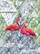 Флизелиновые фото обои абстракция 184x254 см Фламинго (11089V4A)+клей - изображение 2