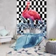 Флизелиновые фото обои цветы на черном фоне 184x254 см Фламинго (11150V4A)+клей - изображение 4