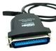 Кабель принтера-адаптер USB2.0 - LPT M/M 85 см Centronics SPP/EPP/ECP IEEE 1284 Черный - изображение 4