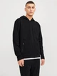 Толстовка на молнии мужская Jack & Jones 12253764-3 S Черная (5715512749204) - изображение 1