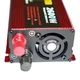 Перетворювач напруги інвертор Eryuan 2600W LCD DC/AC 12V-220V з чистою синусоїдою та вольтметром Red - зображення 3