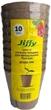 Торфяные горшки Jiffy 8x8 см круглые с разрезами 10 шт (30013092) - изображение 1