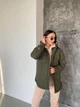 Женская куртка 42-44 XS-S Хаки - изображение 4