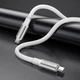 Кабель USB Borofone BX82 Bountiful передачі даних Type-C to Type-C, 1m, підтримка 60W (20V/3A) для ноутбука, струму 3A Білий - зображення 4