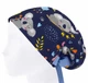 Медицинская шапочка женская HeadwearUniverse универсальная принт Коала на радуге - изображение 3