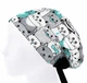 Медицинская шапочка женская HeadwearUniverse универсальная принт Коты мятные - изображение 3
