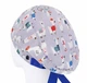 Медицинская шапочка женская HeadwearUniverse универсальная принт Ламы на сером - изображение 2