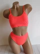 Комплект нижнего белья топ бюстгальтер трусики Honey Fashion Accessories One Size S/М оранжевый (2-184) - изображение 7