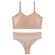 Комплект нижнего белья топ бюстгальтер трусики Honey Fashion Accessories One Size S/М розовый (2-187) - изображение 1