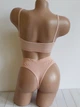 Комплект нижнего белья топ бюстгальтер трусики Honey Fashion Accessories One Size S/М розовый (2-187) - изображение 5