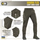 Брюки M-Tac Sahara Flex Light Dark Olive 32/36 - изображение 3