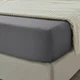 Простыня натяжная ИКЕА НАТТЭСМИН темно-серый, 140x200 см 604.426.70 - изображение 2