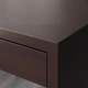 Письменный стол ИКЕА МИККЕ черно-коричневый, 142x50 см 602.447.45 - изображение 11