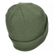 Шапка Акрилова Тонкої В'Язки Beanie Cap, Olive - изображение 3