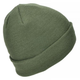 Шапка Акрилова Тонкої В'Язки Beanie Cap, Olive - изображение 4