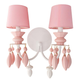 Светильник бра Slavia BL001/2pink на 2 лампы настенный розового цвета (21-81-BL001/2pink) - изображение 1