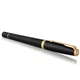 Набір Parker URBAN Muted Black GT FP F перова ручка + блокнот Parker 30 011b24 - зображення 3
