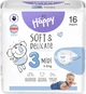 Упаковка подгузников Bella Baby Happy Soft & Delicate Midi 5-9 кг 12 пачек х 16 шт (BB-054-MU16-W01) - изображение 2
