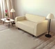 Диван офисный Tobi Sho Арне с подлокотниками 1380х700х740 мм, кожзам Cream/2207 - изображение 4