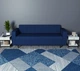 Диван офисный Tobi Sho Арне с подлокотниками 1880х700х740 мм, кожзам Midnight Blue/2227 - изображение 2
