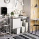 Контейнер із кришкою IKEA ХОЛБАР світло-сірий, 35 л 504.202.06 - зображення 5