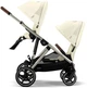 Універсальний візок для двійні 2 в 1 Cybex Gazelle S 2.0 TPE Seashell Beige - зображення 5