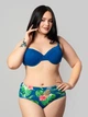 Женский купальник Sisianna 98249-1 синий 2XL - изображение 7